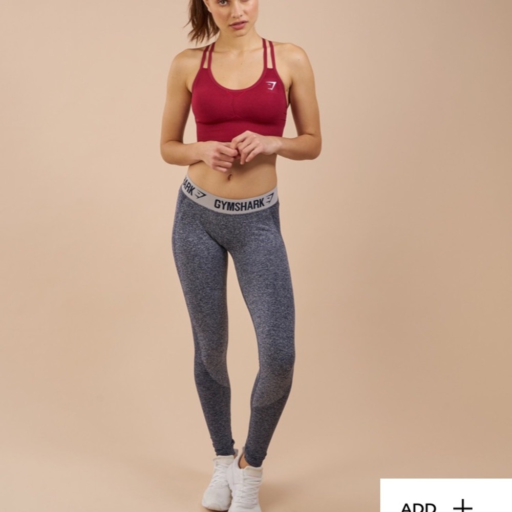 Gymshark Blue/Sapphire Marl Flex Leggings